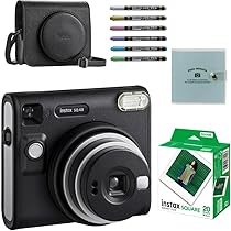 Amazon | チェキ instax SQUARE SQ40 ケース スクエア ホワイト